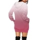 thumbnail image 3 of Vestidos de Navidad Para Mujer Vestido Floral Vestido de Sudadera Con Bolsillo Estampado Con Capucha de Manga Larga A La Moda Odeerbi ODB185664, 3 of 5