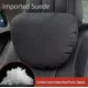 thumbnail image 2 of Reposacabezas de gamuza para coche, nivel S, supersuave, para el cuello, compatible con Tesla, Audi, interior del coche, 2 of 5