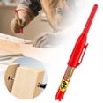 thumbnail image 2 of CoreLiving Long Head Deep Hole Marker Quick Dry Permanent Pen for Carpenter Contractor Plumber Bathroom, 45mm Extended Nib, Waterproof Ink for Wood Metal Marking, 1 Count, 2 of 10
