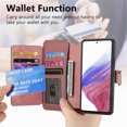 thumbnail image 4 of for Samsung Galaxy S23 Case Wallet, Detachable Magnetic 2-in-1 Wallet Flip Case for Women Men with RFID Blocking Card Slots Zipper Pocket Kickstand PU Leather Cover for Galaxy S23, Pink, 4 of 11