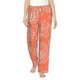 thumbnail image 2 of Kdxio Women's Comfy Stretch Beautiful CoralsPrint Drawstring Pajama Pants-Medium, 2 of 9