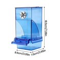 thumbnail image 4 of No Mess Bird Feeders, Automatic Parrot Feeder Cage Accessories, Transparenty Acrylic Parakeet Seed Container No-Spill Food Feeder Drinker for Small Birds Canary Cockatiel Finch, 4 of 8
