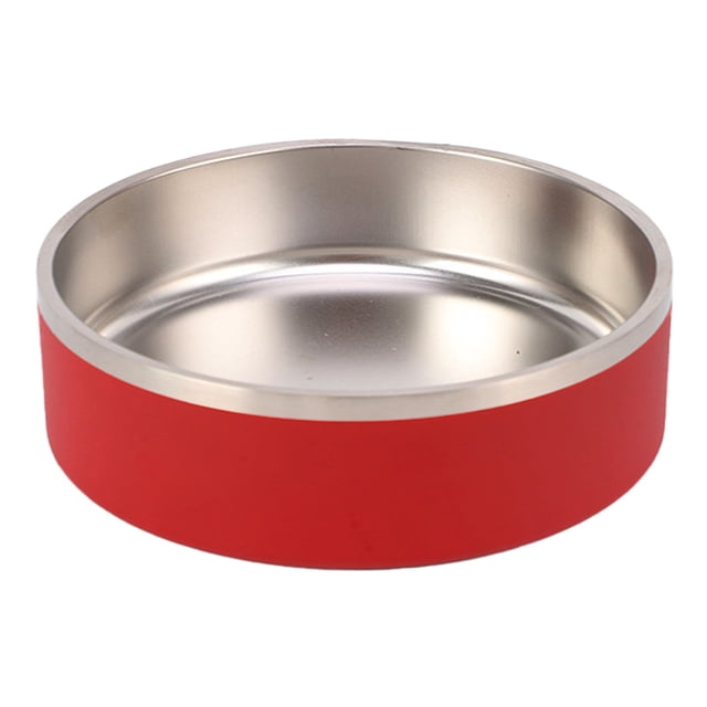 Lojalitet Cuenco para Perros de 42 OZ. Cuenco de Agua para Comida para Perros de Acero Inoxidable sin Derrames. Cuenco de Agua para Perros de Metal Antideslizante