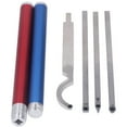 thumbnail image 3 of Wood Turning Tool Set, Carbide Blade Carbide Wood Lathe Tools High Accuracy Incisive  For DIY, 3 of 8