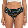 thumbnail image 1 of Fotbe Space Rocket Calzones Estampados para Mujer – Ropa Interior de Algodón, Cómoda, Suave y Elástica-3X-Large, 1 of 6