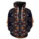 thumbnail image 1 of Sudadera con capucha y cremallera para hombre, estilo étnico, informal, divertida, de primavera, estilo Harajuku, con estampado 3D, de gran tamaño., 1 of 6