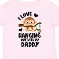 thumbnail image 4 of Inktastic Monkey I Love Hanging out with My Daddy Boys or Girls Toddler T-Shirt, 4 of 5