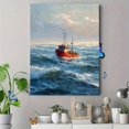 thumbnail image 4 of Qisvanset 12x16 Inch Sunset Oak Tree Meadow Canvas Print Wall Art, 4 of 5