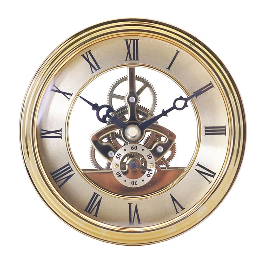 Reloj de pared de números de clásica de 97 mm, cara forma forma forma ...