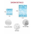 thumbnail image 7 of Blue Ombre Coastal Kitchen Dish Towels for Drying Dishes Set of 3, Sea Nautical Summer Beach Starfish Coral Waffle Weave Microfiber Hand Tea Bathroom Towels Quick Dry & Absorbent Towel 12x12, 7 of 7