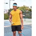 thumbnail image 4 of COOFANDY Men's Workout Tank Tops V Neck Sleeveless Shirts Quick Dry Athletic Gym Muscle T Shirt Lightweight Soft Tee, 4 of 6