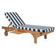 thumbnail image 3 of Safavieh Newport Outdoor Modern Chaise Lounge Chair with Cushion, 3 of 7
