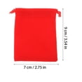 thumbnail image 2 of FOMIYES 20Ud Bolsas De Tela Con Cordón Rojas Para Joyas Reutilizables Y Almacenamiento Práctico, 2 of 6