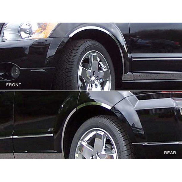 Stainless Steel Wheel Well Trim 6Pc Fits 20072012 Dodge Caliber