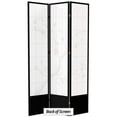 thumbnail image 6 of Oriental Furniture 7 ft. Tall Cherry Blossom Shoji Screen - Black - 3 Panel, 6 of 6