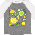 thumbnail image 4 of Inktastic Lots of Lemons and Limes Citrus Fun Boys or Girls Long Sleeve Baby Bodysuit, 4 of 5