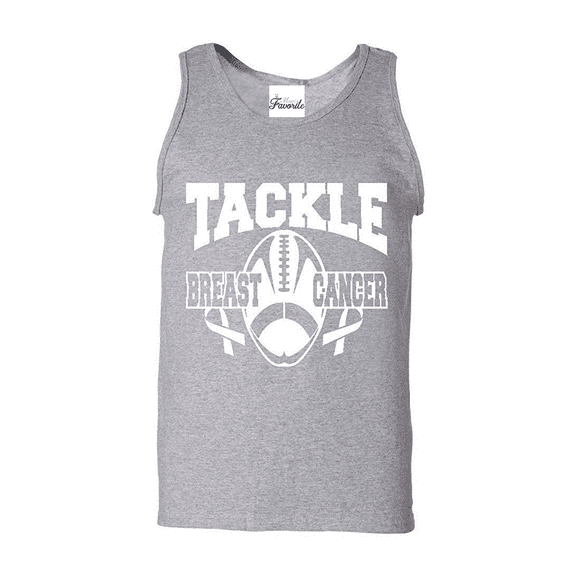 MmF - Men's Tank Top for Men, up to Men Size 3XL - Tackle Breast Cancer