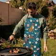 thumbnail image 4 of Boxer Dog Pitbull Terriers Dog and Sushi Apron-Garden Aprons for Women with Pockets-Cotton Linen Waterproof Kitchen Cooking Gardening Aprons Adjustable for Kitchen,Cooking,BBQ and Salon 33x27 Inch, 4 of 5
