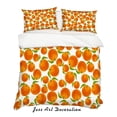 thumbnail image 2 of 3D Orange Pattern Quilt Cover Set Bedding Set Pillowcases 48, 2 of 2