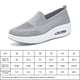 thumbnail image 2 of Zapatos de malla para caminar para mujer cómodos zapatos de trabajo zapatos sin cordones para viajes al aire libre, 2 of 9