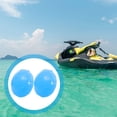 thumbnail image 6 of LEORX 2Pcs Inflatable Pool Cushion Round Blue PVC for Pool Owners, 6 of 8