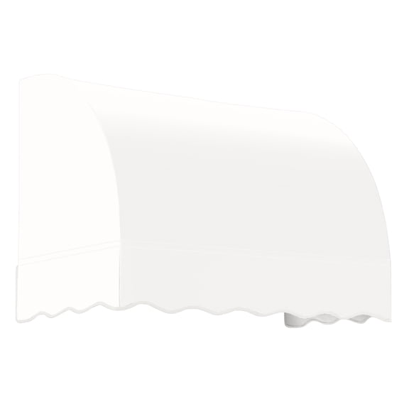 Awntech 4.38 Ft Savannah Waterfall Closed-Sides Awning Canopy (52.5in x 31in x 24in), White