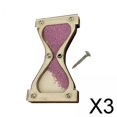 thumbnail image 1 of 3x Juguete de Reloj de Arena de Madera para Niños, Juguetes Educativos, Rompecabezas, Regalos de Cumpleaños, Educación Temprana para Niños Y Niñas Peq 3 piezas, 1 of 7