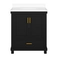 thumbnail image 2 of DHP Sunnybrooke 30 Inch Bathroom Vanity, Black, 2 of 9