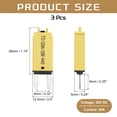 thumbnail image 2 of Uxcell 3 Pack 28V DC 20A Yellow ATC/ATO Manual Narrow Mini Resettable Fuse, 2 of 6