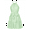 Green, variant on Sleeveless Backless Ruffle Dress S