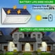thumbnail image 2 of Paneles solares de laminación de vidrio IP65 para exteriores, resistente al agua, luz con sensor de movimiento solar para piscinas y patios, detección de movimiento por radar, salida de luz blanca, 2 of 5