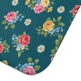 thumbnail image 5 of Pioneer Flower Floral Print Pattern Kitchen Dish Drying Mat 1 Pack, Ultra Absorbent Microfiber Drainer Mat, 16"x18", 5 of 6