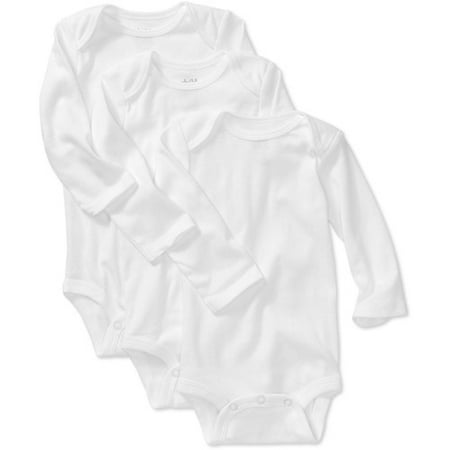 Child of Mine by Carter's - Newborn Long-Sleeve Bodysuits, 3-Pack