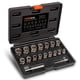 thumbnail image 1 of Kit extractor de pernos THINKWORK Juego de 18 enchufes extractores de tuercas, 1 of 9