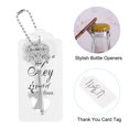 thumbnail image 4 of Vintage Key Bottle Openers, 10Pcs Bottle Openers with Thank You Tags Key Chains for Party Favors Decoration, Silver, 4 of 6
