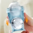 thumbnail image 4 of Vaso portátil plegable de hielo de silicona para hacer bolas de hielo grado alimentario • Máquina de esferas de hielo 2 en 1 y vaso para beber • Vaso portátil de viaje para verano resistente a fugas, 4 of 8