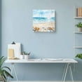 thumbnail image 6 of Canvas Print Wall Art Oil Paintings Ocean Coastal Starfish Shell Wood Plank Picture Prints Artwork for Living Room Kitchen Bathroom Bedroom,Stretched and Framed Ready to Hang,Summer Beach Vacation, 6 of 9