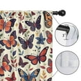 thumbnail image 4 of Blackout Kids Curtains,Flower and Butterfly Childrens Insulated Curtains Set Of 2,Bedroom Essentials,Toddler Room Decor 42"x84"(106x213cm), 4 of 4