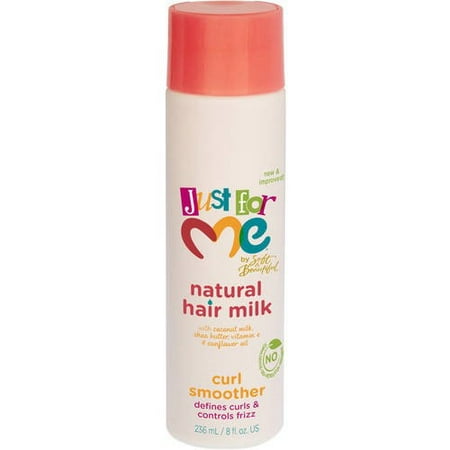 Just For Me by Soft & Beautiful Natural Hair Milk Curl Smoother, 8 Fl (Best Hair Smoother For Fine Hair)