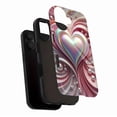 thumbnail image 3 of Iridescent Heart Pearl iPhone Case for Lovers Valentine's Day Gift, Compatible with iPhone 11/12/13/14/15/16 (Pro Max/Plus), 3 of 9