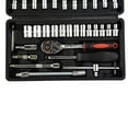 thumbnail image 5 of Yannee 46 Pcs Spanner Socket Screwdriver 1/4" Car Repair Tool Ratchet Wrench Box Kit, 5 of 14