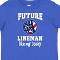 thumbnail image 4 of Inktastic Future Lineman Like Daddy Boys Baby T-Shirt, 4 of 5