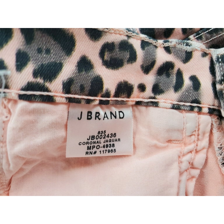 new J BRAND women jeans mid-rise crop skinny JB002436 pink jaguar