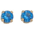thumbnail image 3 of Women's September Birth Stone Ear Sense Stud Earrings by Howard's, 3 of 3