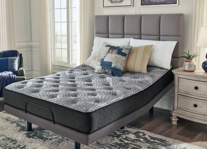 Signature Design by Ashley  Comfort Plus Twin Mattress, Gray