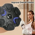 thumbnail image 4 of Máquina De Boxeo Musical Inteligente Para Entrenamiento Con Guantes Objetivo De Boxeo BT Ajustable De 9 Niveles Montado En La Pared Con Luz LED Para Niños Y Adultos, 4 of 7