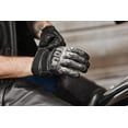 thumbnail image 4 of Daniel Smart Men’s Motorcycle Leather Gloves – Textile and Leather Motorcycle Gloves with Knuckle Protection, Gel Padding and Wrist Strap, 4 of 7