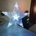 thumbnail image 3 of Lovebay Christmas Tree Topper 9" Five-pointed Star LED Lights String Garland Fairy Lights Home Decoration Christmas Ornament White, 3 of 10