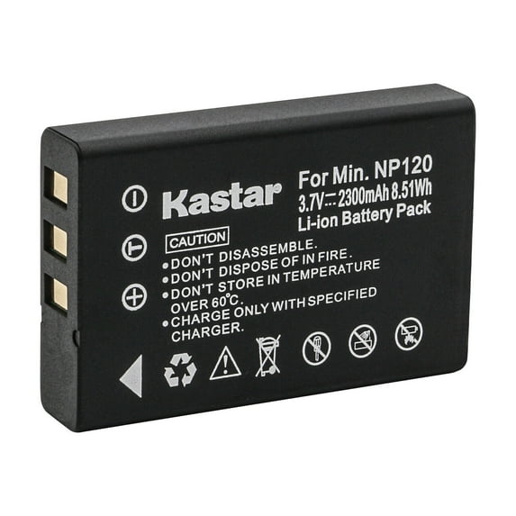 Kastar 1-Pack Battery Replacement for Fuji NP-120, NP-120B, FNP120, Fujifilm FinePix 603, FinePix F10, FinePix F10 Zoom, FinePix F11, FinePix F11 Zoom, FinePix M603, FinePix M603 Zoom Digital Cameras