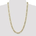 thumbnail image 2 of 14K Yellow Gold 7mm Flat Figaro Chain, 2 of 6